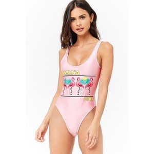 NWT Havana Graphic One-Piece Swimsuit SZ 0X